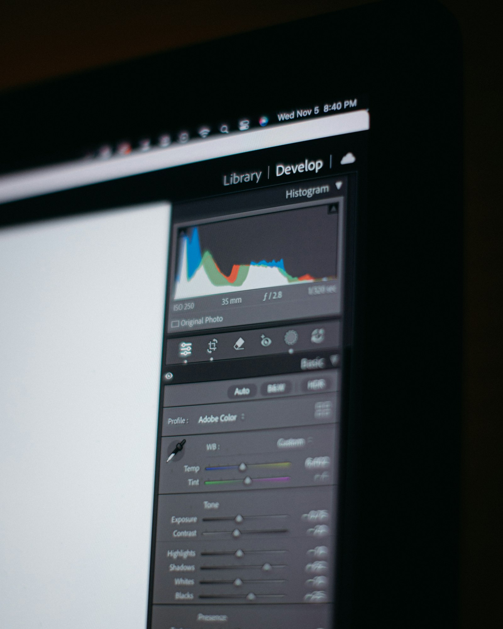 Workflow planning on a computer screen